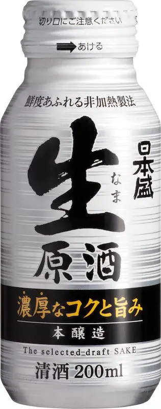 日本盛 生原酒 本醸造 ボトル缶